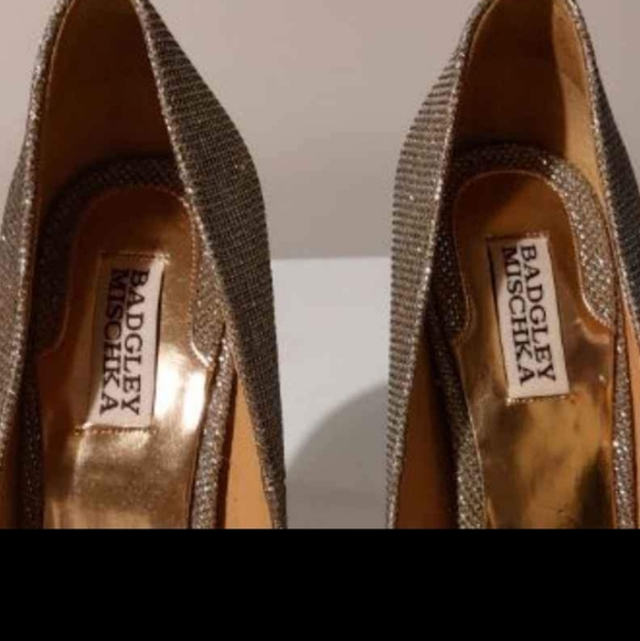 BADGLEY MISCHKA- SHIMMERY HIGH HEELS - Picture 4 of 4
